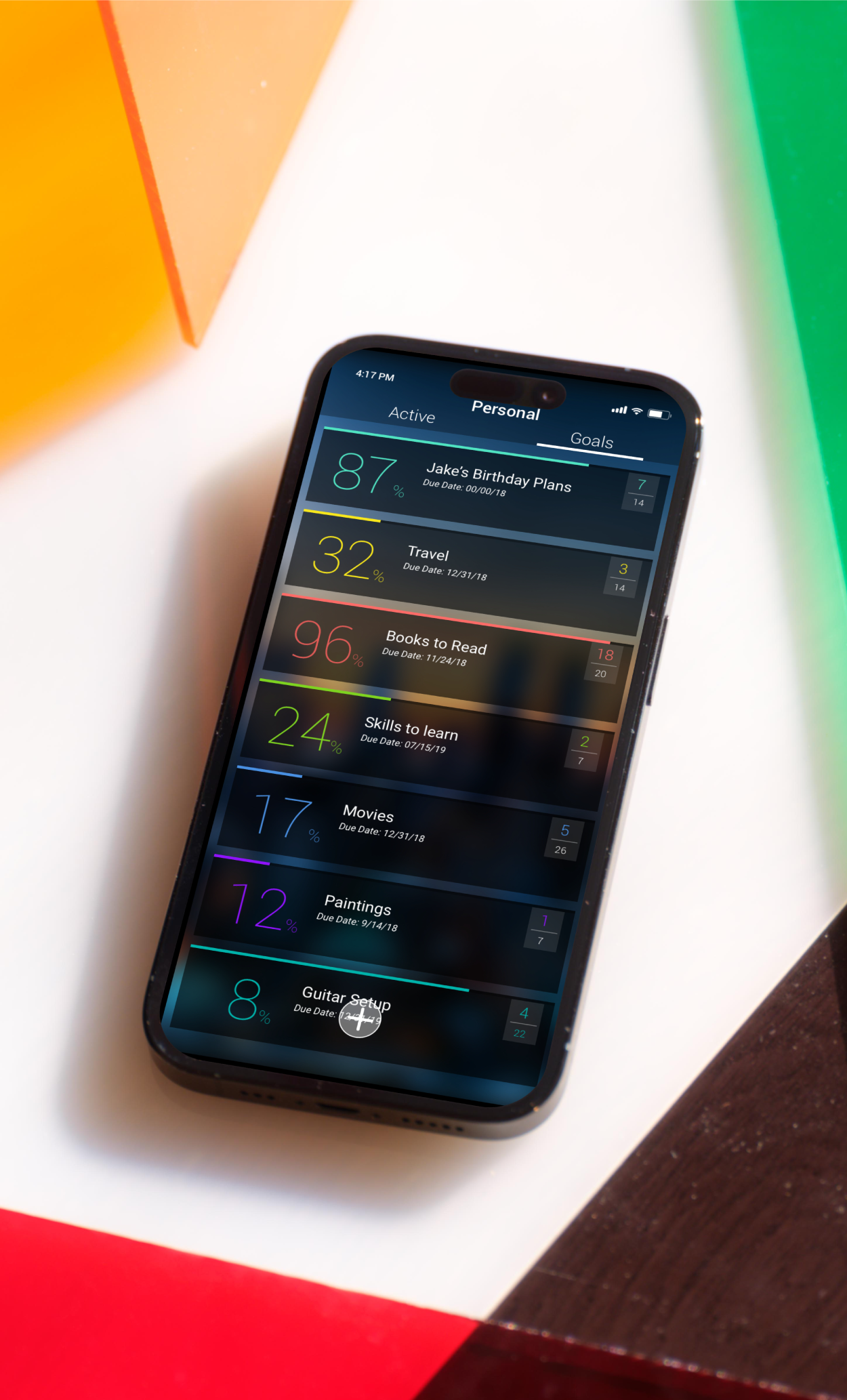 Seg featured on an iPhone